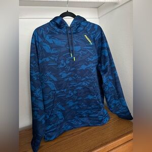 Russell Athletic Blue Camouflage Hoodie (M)